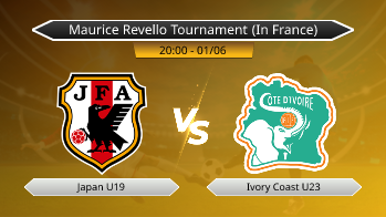 Maurice Revello Tournament (In France) - Japan U19 vs Ivory Coast U23